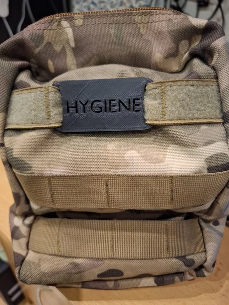 Thẻ định danh Hygiene Molle Tag tiện ích cho balo dã ngoại - Image 1