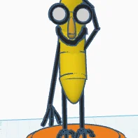 Mô hình Bananasquird - Sự kết hợp hài hước giữa chuối và Squidward