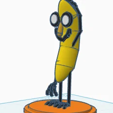 Mô hình Bananasquird - Sự kết hợp hài hước giữa chuối và Squidward