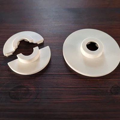 Ốp che cổ ống 15mm (Pipe Collar Rosette / Escutcheon - Cover Ring tường/sàn)