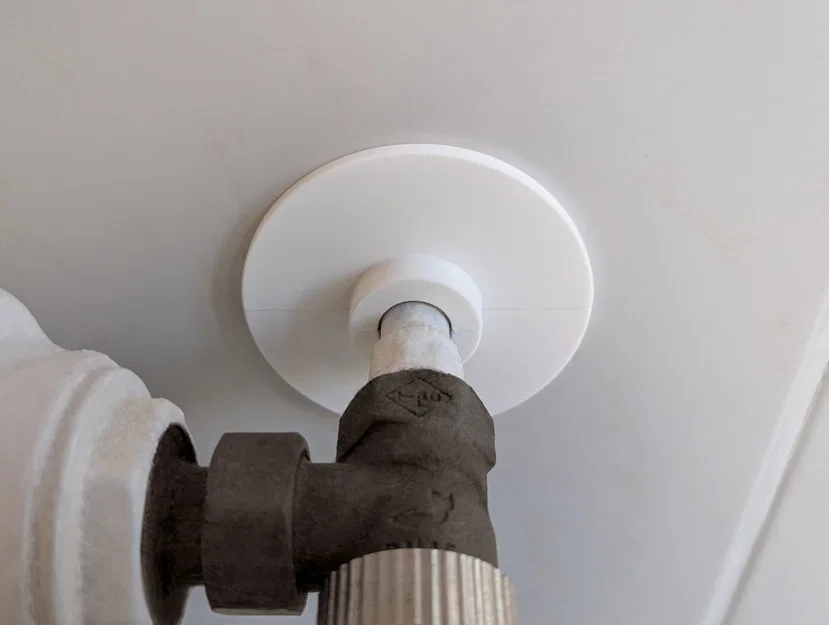 Ốp che cổ ống 15mm (Pipe Collar Rosette / Escutcheon - Cover Ring tường/sàn) - Image 2