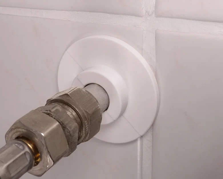 Ốp che cổ ống 15mm (Pipe Collar Rosette / Escutcheon - Cover Ring tường/sàn) - Image 5