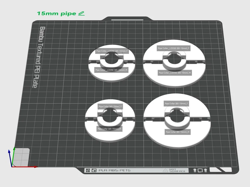 Ốp che cổ ống 15mm (Pipe Collar Rosette / Escutcheon - Cover Ring tường/sàn) - Image 7