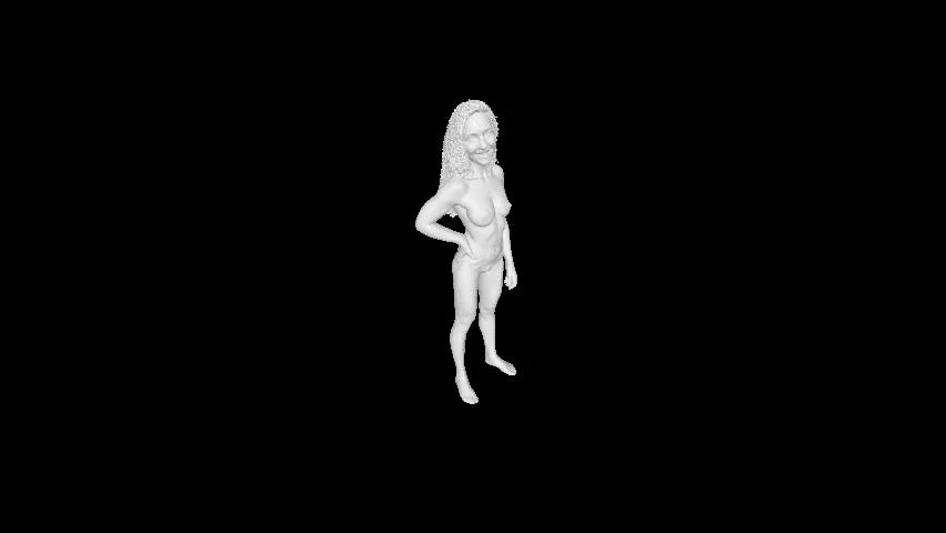Mô hình tượng nhân vật nữ Mary Nude 2 cho in 3D chi tiết cao - Image 1