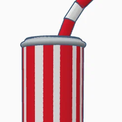Mô hình ly nước ngọt (Cool Cup) 3D ấn tượng
