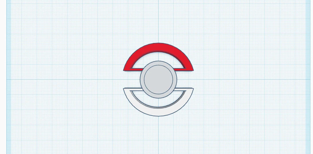 Mô hình 3D Pokeball kết hợp logo Target ấn tượng - Image 1