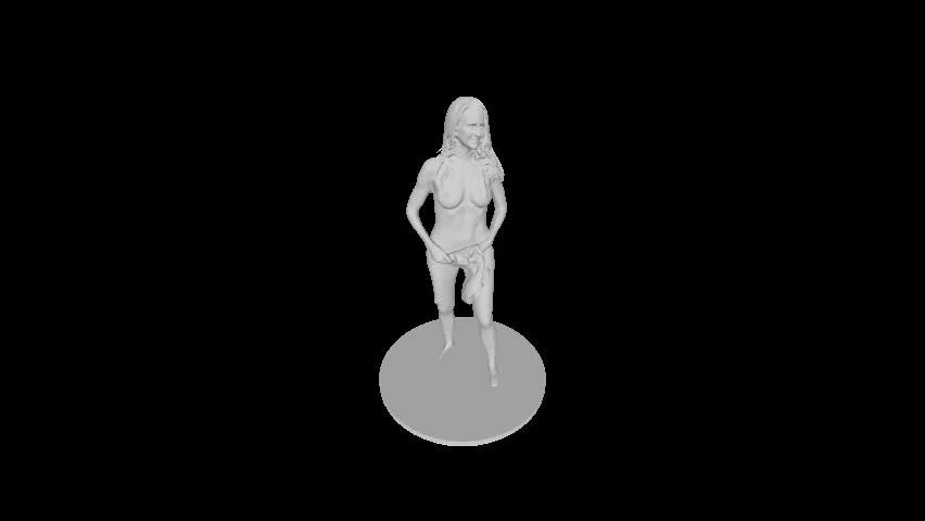 Mô hình tượng nhân vật nữ nghệ thuật in 3D độc đáo - Image 1