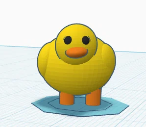 Mô hình chú vịt con (Ducky) dễ thương trang trí bàn làm việc - Image 1