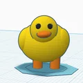 Mô hình chú vịt con (Ducky) dễ thương trang trí bàn làm việc - Thumbnail 1