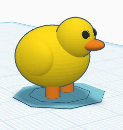 Mô hình chú vịt con (Ducky) dễ thương trang trí bàn làm việc - Image 2