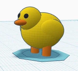 Mô hình chú vịt con (Ducky) dễ thương trang trí bàn làm việc - Image 3