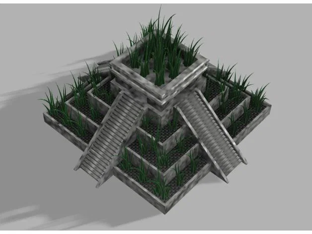 Chậu trồng cỏ mèo bậc thang độc đáo - Mô hình in 3D sáng tạo - Image 3