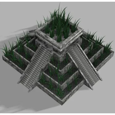 Chậu trồng cỏ mèo bậc thang độc đáo - Mô hình in 3D sáng tạo