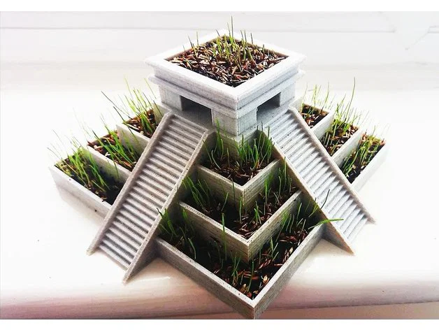 Chậu trồng cỏ mèo bậc thang độc đáo - Mô hình in 3D sáng tạo - Image 5
