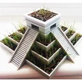 Chậu trồng cỏ mèo bậc thang độc đáo - Mô hình in 3D sáng tạo - Thumbnail 5