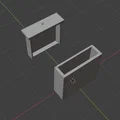 Hộp ngăn kéo mini 3D tiện dụng cho phụ kiện và phím gảy đàn - Thumbnail 3