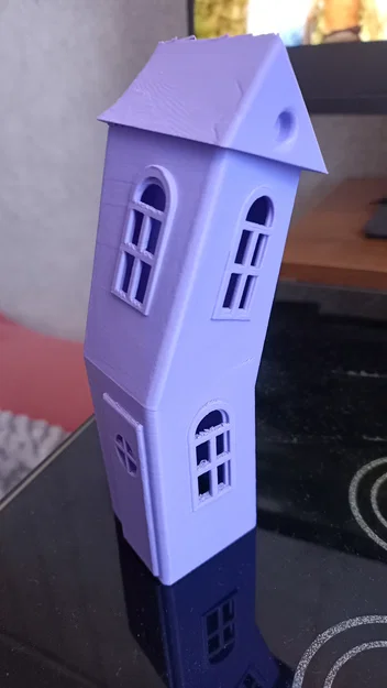 Mô hình Ngôi nhà Cổ tích nghiêng 3D ấn tượng (Сказочный домик 03) - Image 1