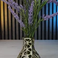 Bình hoa họa tiết Voronoi lattice trang trí nghệ thuật 3D - Thumbnail 1