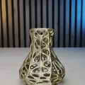 Bình hoa họa tiết Voronoi lattice trang trí nghệ thuật 3D - Thumbnail 2