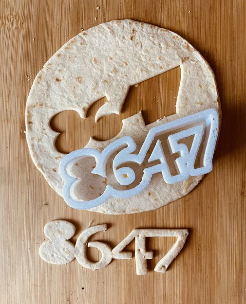 Khuôn cắt bánh hình số độc đáo - Mẫu Impeachment Cookie Cutter - Image 1