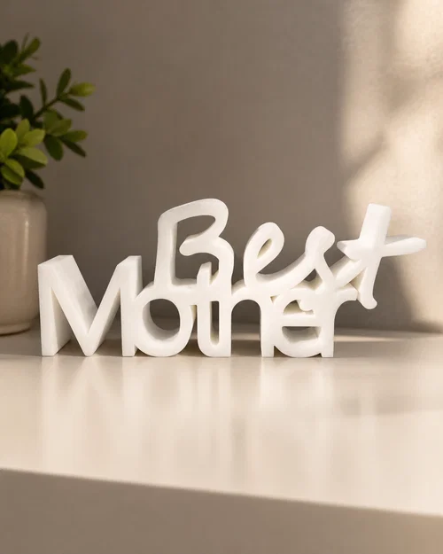 Mô hình trang trí chữ Best Mother - Món quà ý nghĩa tặng mẹ - Image 1