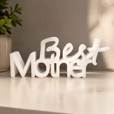 Mô hình trang trí chữ Best Mother - Món quà ý nghĩa tặng mẹ