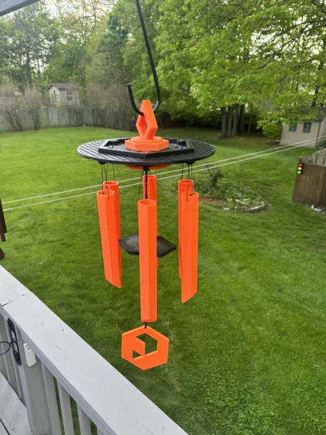 Chuông gió từ cuộn Prusament (Prusament Spool Wind Chime) - Image 4