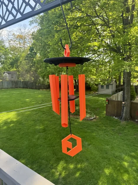 Chuông gió từ cuộn Prusament (Prusament Spool Wind Chime) - Image 5