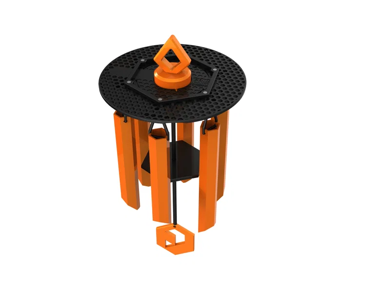 Chuông gió từ cuộn Prusament (Prusament Spool Wind Chime) - Image 8