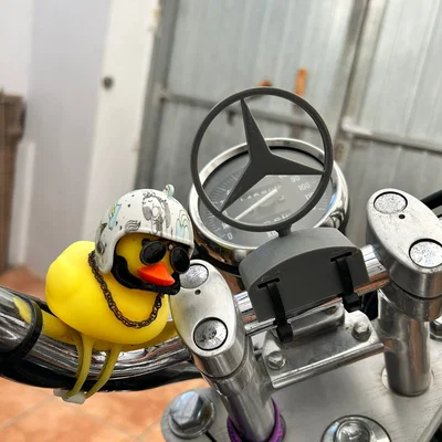 Ornament Mercedes-Benz gắn xe máy (tay lái 20mm)
