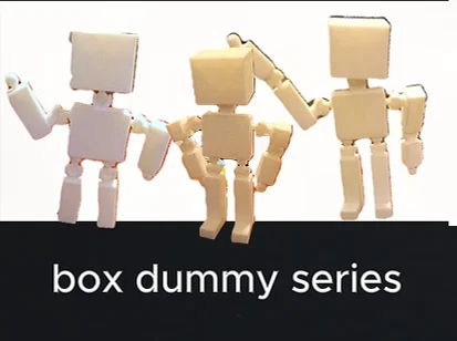 Box Dummy Series – Figure Modular Có Khớp Dễ In, Dễ Ráp - Image 1