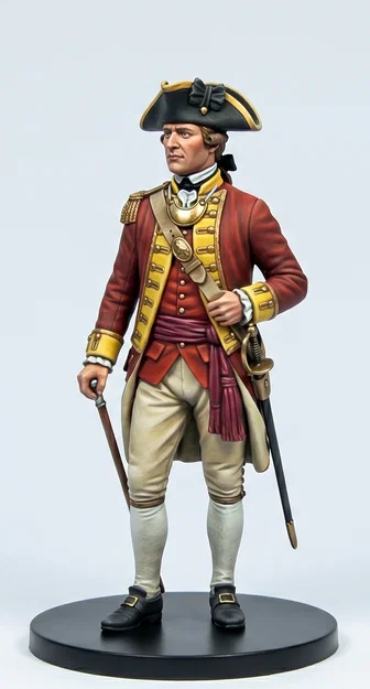 Mô hình lính Anh trong Chiến tranh Cách mạng Mỹ (American War of Independence) - Image 2