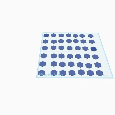 Mẫu thiết kế tấm đế lục giác cho hộp thẻ bài Deck Box 23