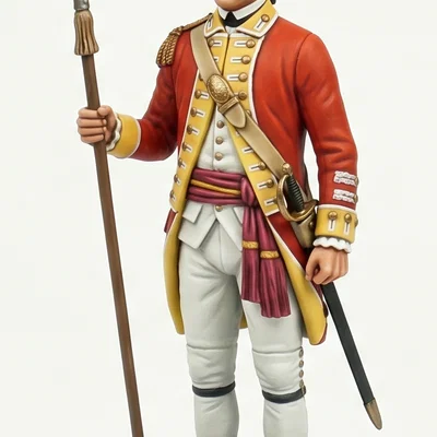 Mô hình lính Anh trong Chiến tranh Cách mạng Mỹ (American War of Independence)