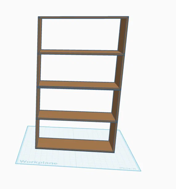 Kệ sách 3D Low Poly miễn phí - Image 2