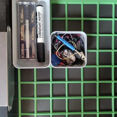 Rổ ngăn kéo Ikea Galant cho Gridfinity