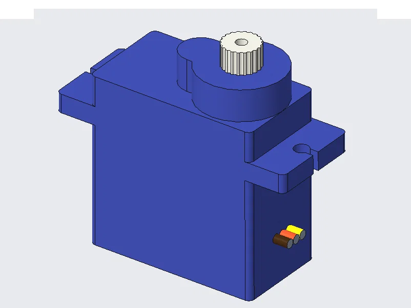 Mô hình 3D Micro Servo SG90 chuẩn xác cho thiết kế cơ khí và robot - Image 1