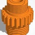 Adapter gắn silencer cho ASG Bersa 4.5mm BB (.177) - Thumbnail 1