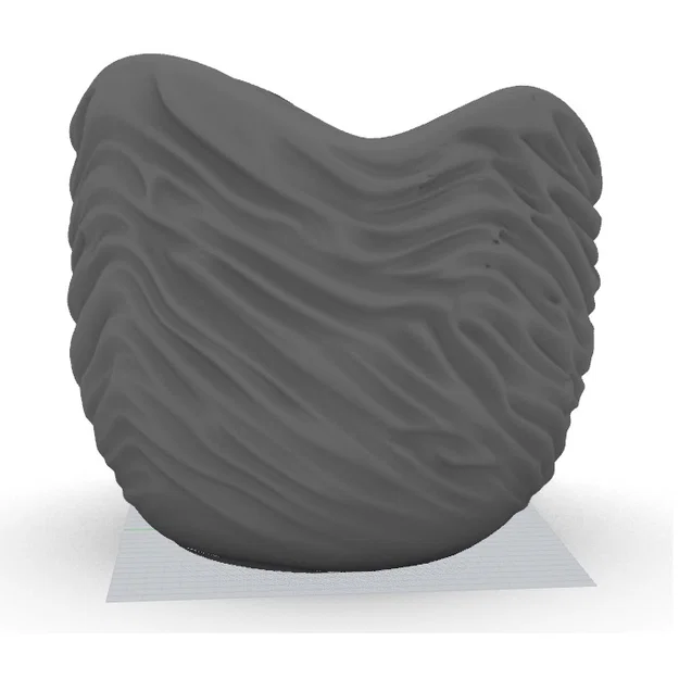 Chậu Cây Zen Gợn Sóng Wavy Ripple – Chậu Hoa Texture Hiện Đại - Image 3