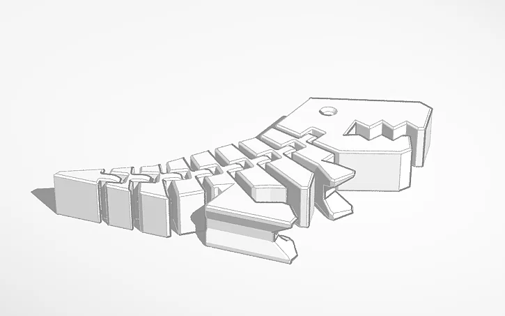 Mô hình khủng long Flexy T-Rexy cử động linh hoạt - In 3D giải trí - Image 1