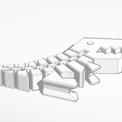 Mô hình khủng long Flexy T-Rexy cử động linh hoạt - In 3D giải trí