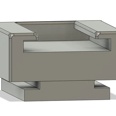 Phụ kiện đế nâng 8mm Cold Shoe Riser cho máy ảnh in 3D