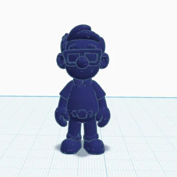 Mô hình 3D nhân vật Nerd (The Far Side) độc đáo để trang trí