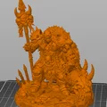 Bloodbound Realms – Orc – Beastmaster (Miniature STL Dark Fantasy In 3D) - Thumbnail 5