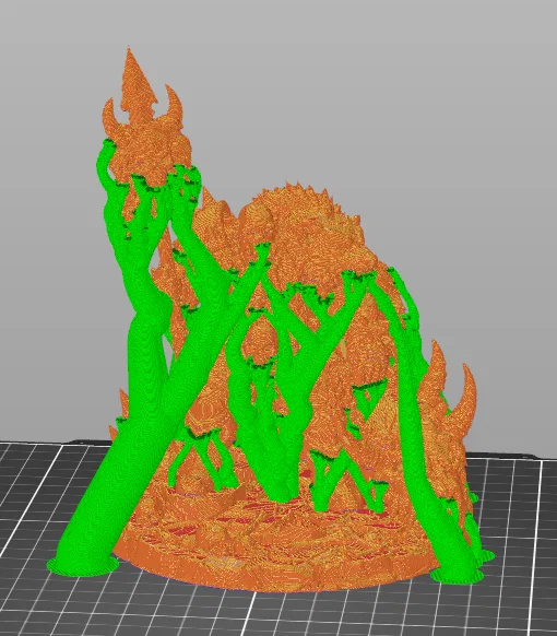 Bloodbound Realms – Orc – Beastmaster (Miniature STL Dark Fantasy In 3D) - Image 6