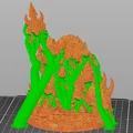 Bloodbound Realms – Orc – Beastmaster (Miniature STL Dark Fantasy In 3D) - Thumbnail 6