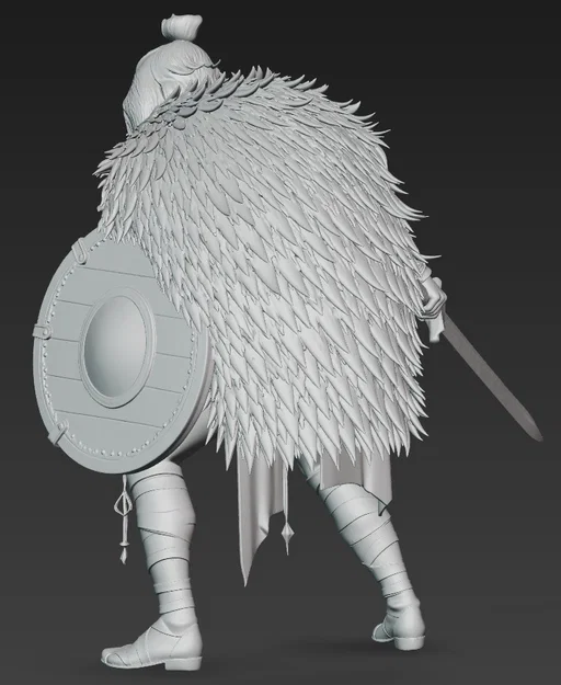 Mô hình Nữ Chiến Binh Tribal Warrior 3 - Tuyệt tác Fantasy 3D - Image 3