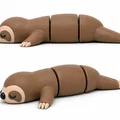 Chú lười khớp nối mập ú – Articulated Sloth (Chunky Flexi Creature) - Thumbnail 1