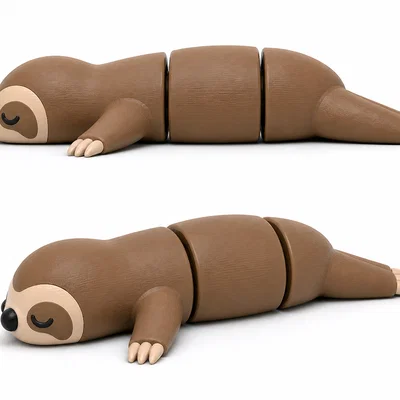 Chú lười khớp nối mập ú – Articulated Sloth (Chunky Flexi Creature)