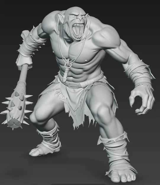 Mô hình Troll 1: Chiến binh quái vật Dark Fantasy siêu nét - Image 2